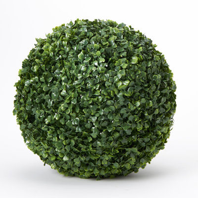 14'' Faux Boxwood Topiary