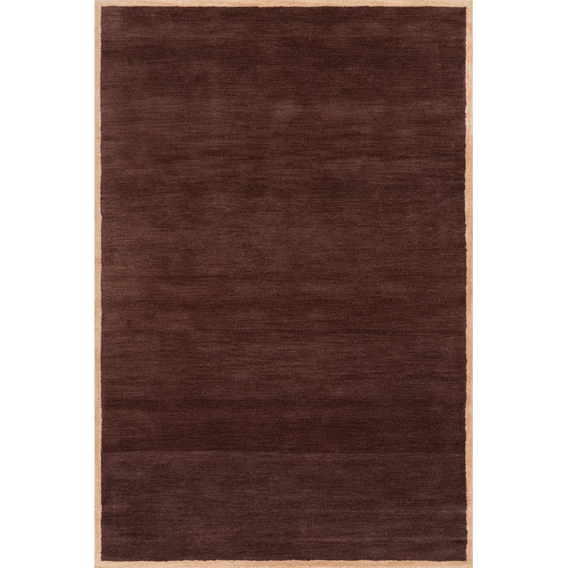 Pierre Wool Area Rug, Rectangle 7'6" x 9'6", Brown