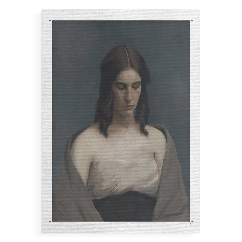 Impression de portrait rétro XLVII - reproduction de toile seulement - non encadrée, H 48 po x l 32 po