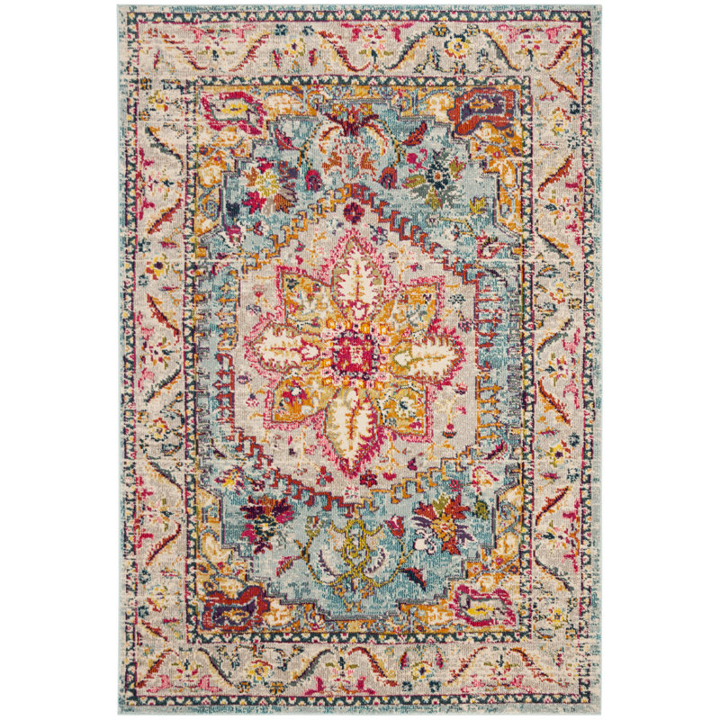 Perez Oriental Area Rug, Rectangle 122 x 183cm