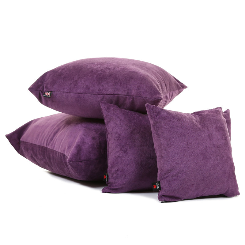 Minerville Square Cushion, Large, Purple