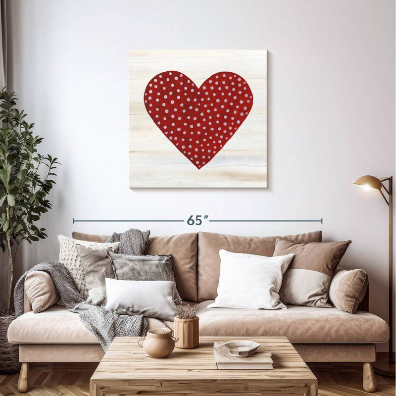 Hardie rustique cœur de la Saint-Valentin I, H 36 po x l 36 po