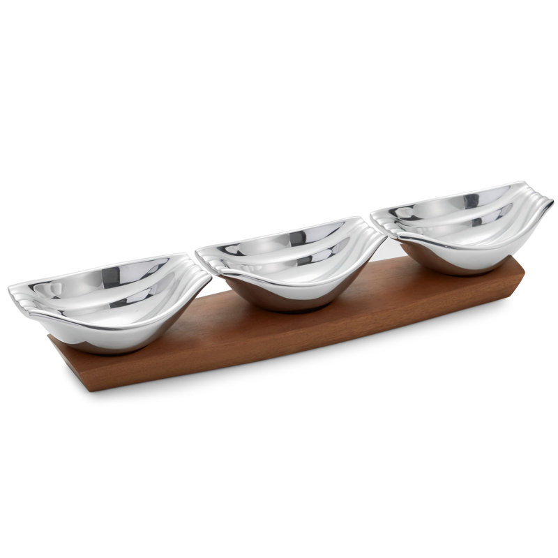 Drift Stainless Steel Condiment Server