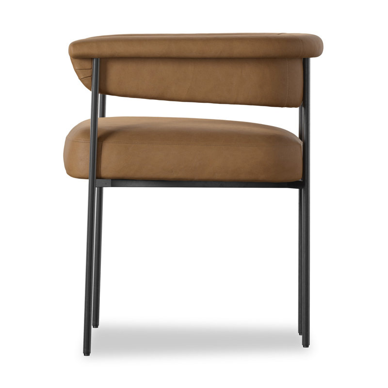 Carrie Upholstered Arm Chair, Maestro Camel