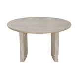 Aruna Oak Round Solid Wood Dining Table