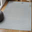 Tapis intérieur / extérieur rayé bleu / ivoire Ryandh High-Low Minimalist-88570905