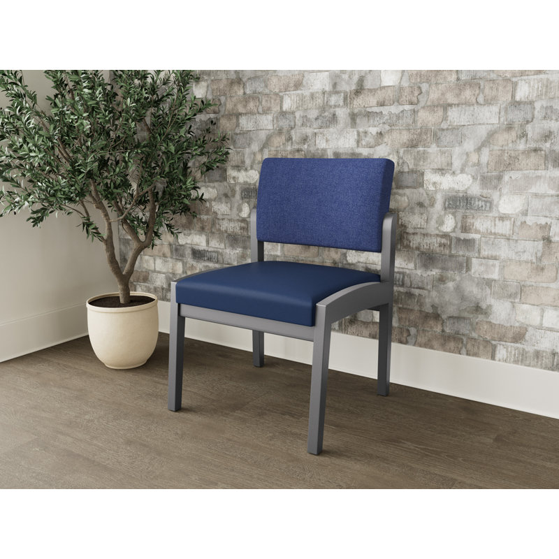 Chaise sans accoudoirs Lenox, Étain, Archétype amiral / encre de Modène