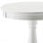 White Side Table With Turned Pedestal