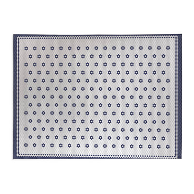 Penny Tile Flower Office Mat