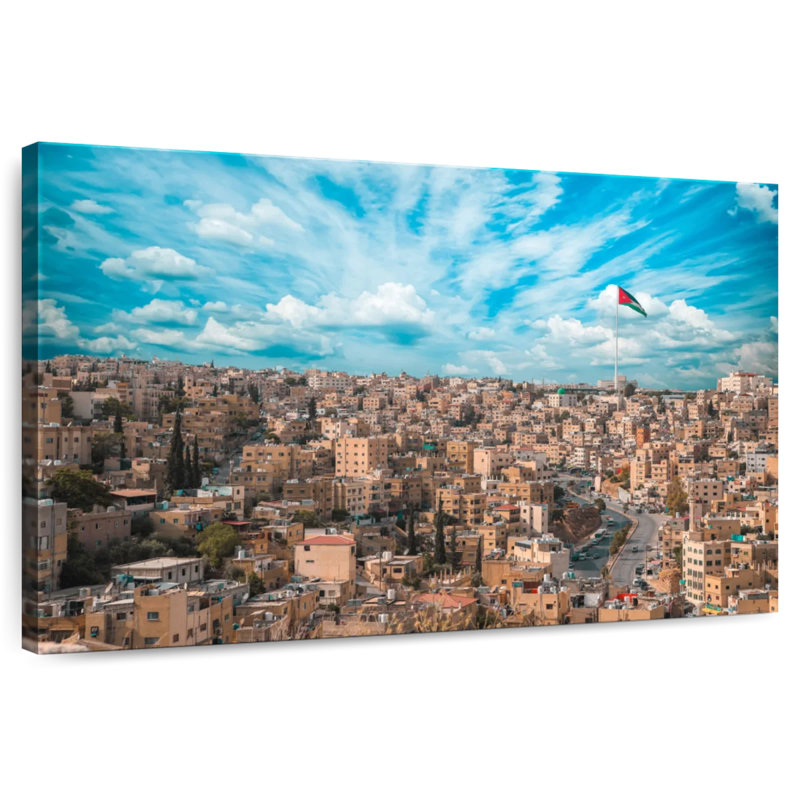 Rorry Amman Jordan Skyline, 16" H x 24" W