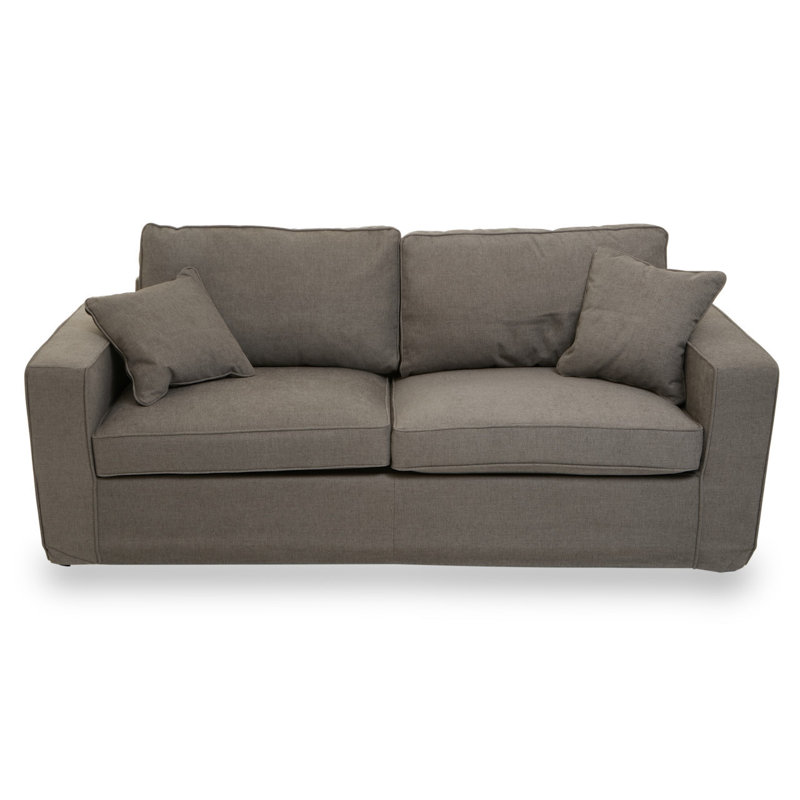 Grace-Olivia Cotton Blend Sofa, Grey, 2