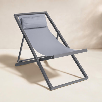Barbarella Powder Coated Aluminum Outdoor Lounge Chair
