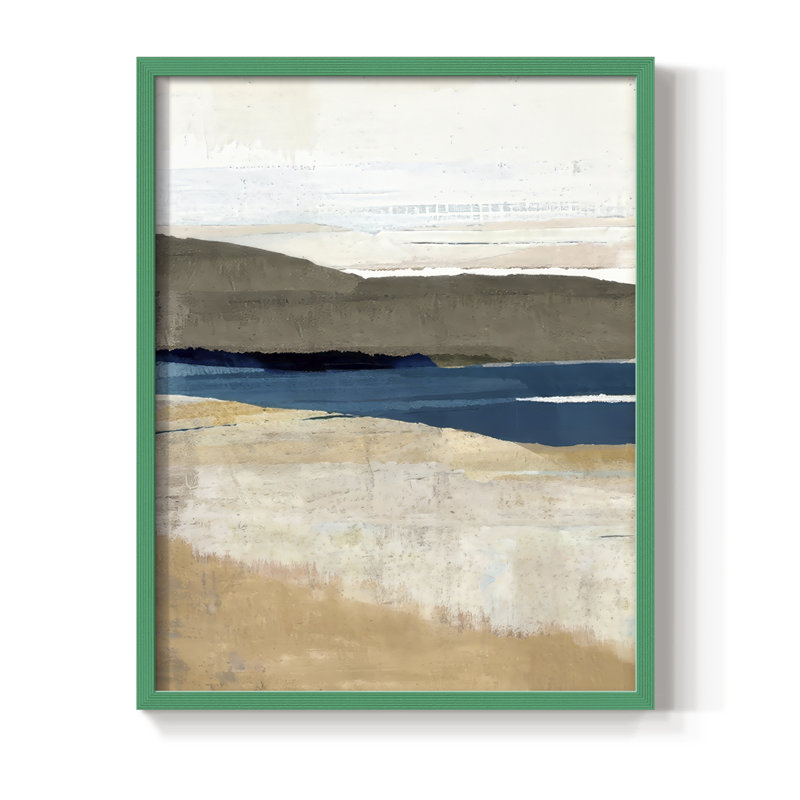«Buttermere Triptych I», reproduction encadrée - bois massif, Vert, H 30 po x l 24 po