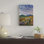 «Saguaro and Teddybear Cholla, Arizona Amid Flowering Lupin and California Brtlebush II», reproduction de photo sur toile