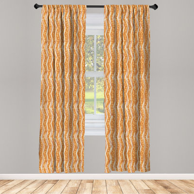 Semi-Sheer Rod Pocket Curtain Panels