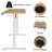 Electric Adjustable Height Standing Desk-1958540005-1957071037