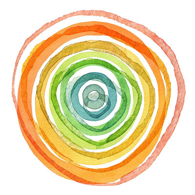 " Spiral Rainbow " by Marmont Hill