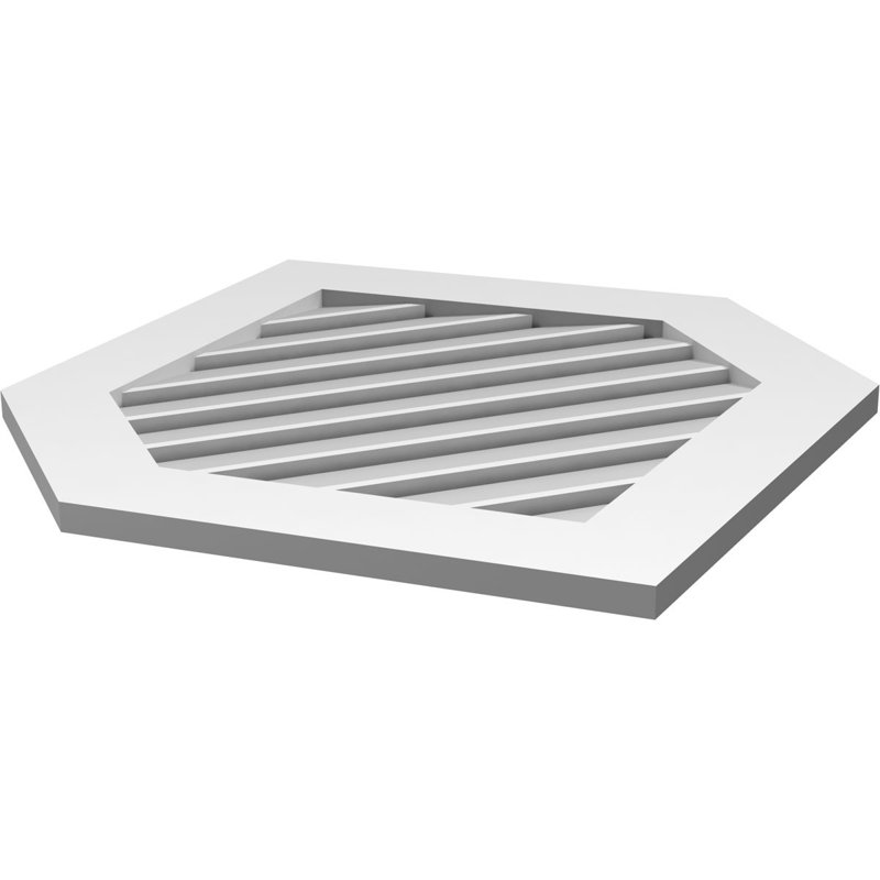 Pente verticale verticale en uréthane Signature, H 34 po x l 28 po x P 1 po