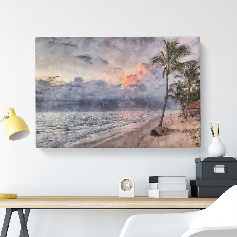 Dominican Republic Beach - Wrapped Canvas, 50cm H x 76cm W x 3cm D