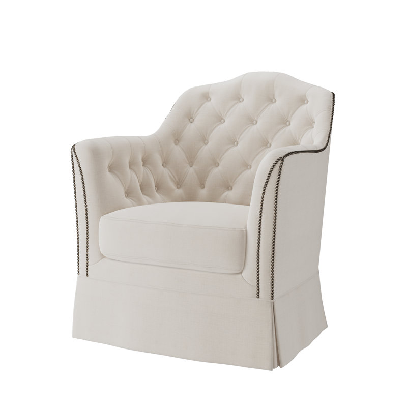 Fauteuil d'appoint Catriona, Neige page (PF), Laiton rétro petit