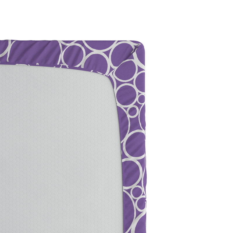 Microfiber Geometric Fitted Sheet, Twin XL Fitted Sheet