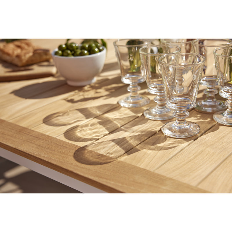 Around Dining Table, 29" H x 61" W x 39" D, Forge Gray