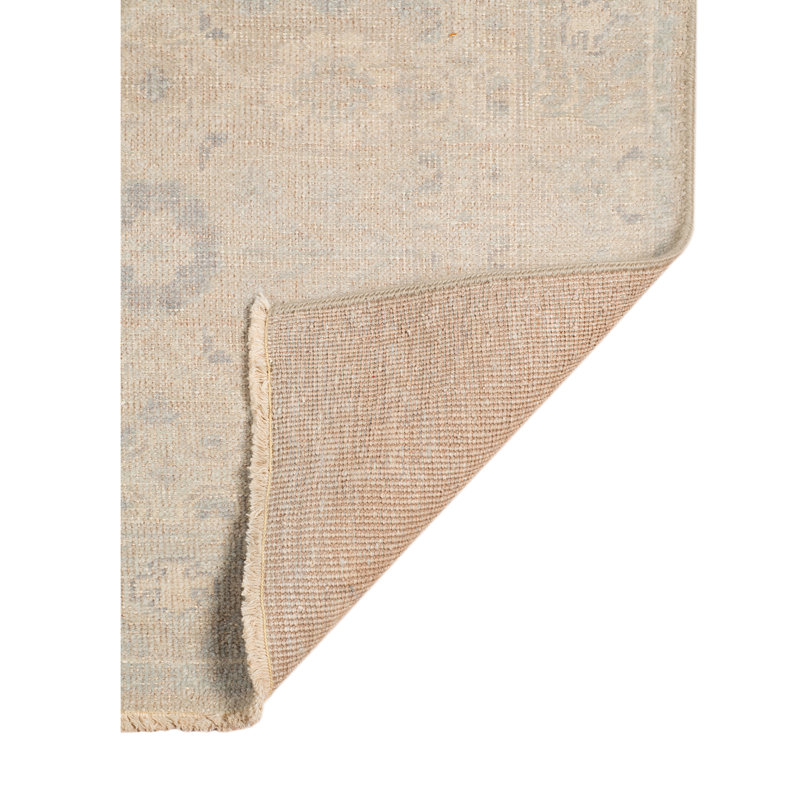 Tapis oriental oriental noué à la main gris, Rectangle 2 pi x 3 pi