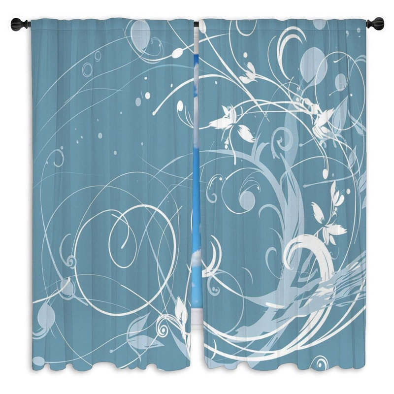 Istref Room Darkening Curtain Pair, 20" W x 61" L
