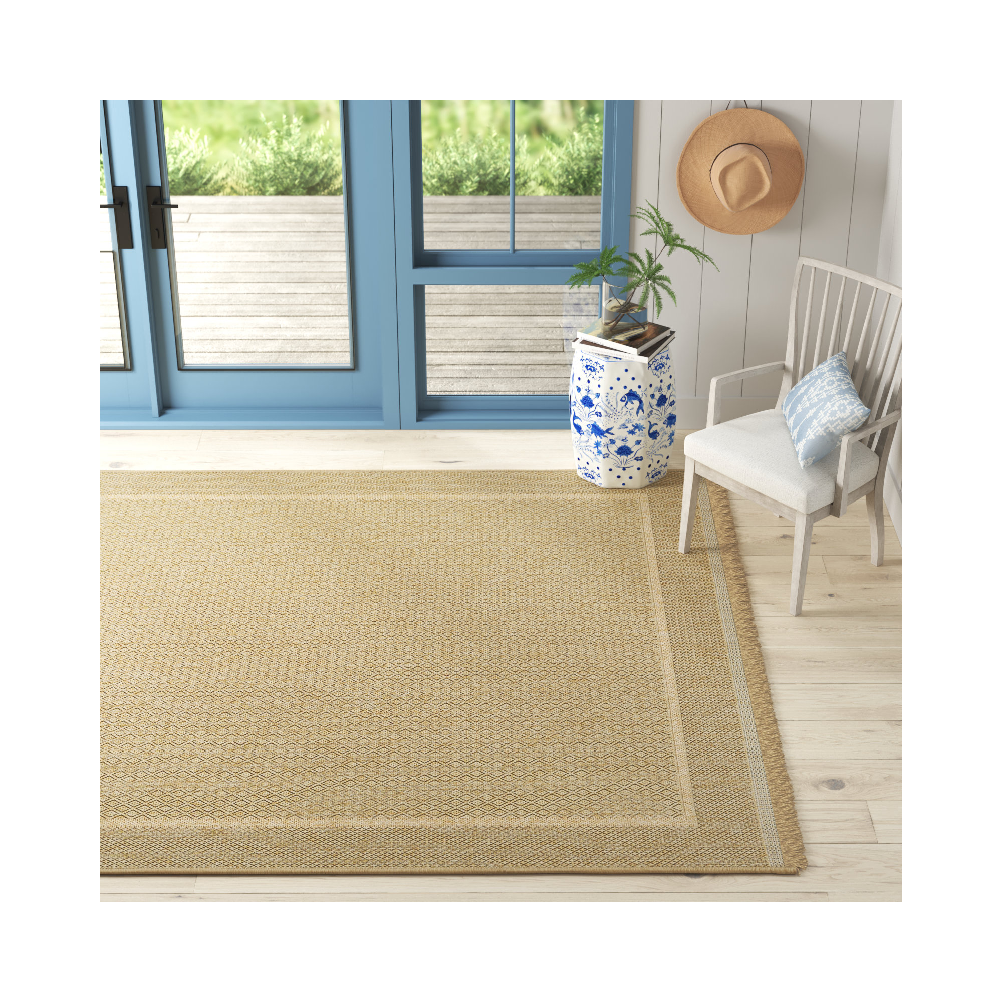 Abbie Tan Rug, Rectangle 3'11" x 5'7"