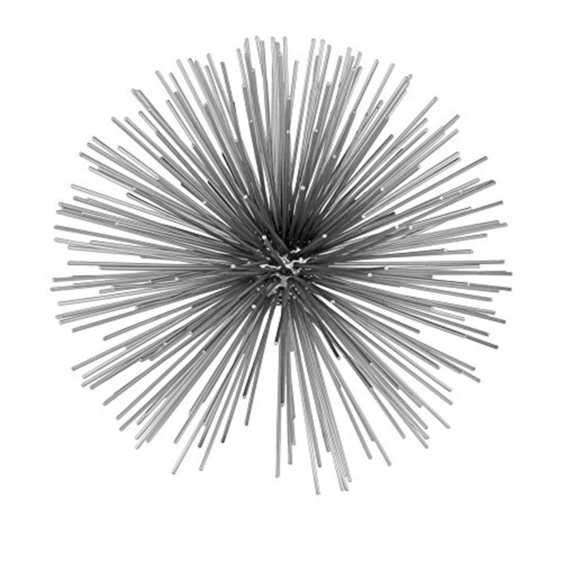 Erizo Spiked Large Sphere, Canvas Forest Green Sunbrella® Canvas, 10" H x 10" W x 10" D