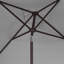 Parasol de marché carré 7,5 pi Keesee-2142132753