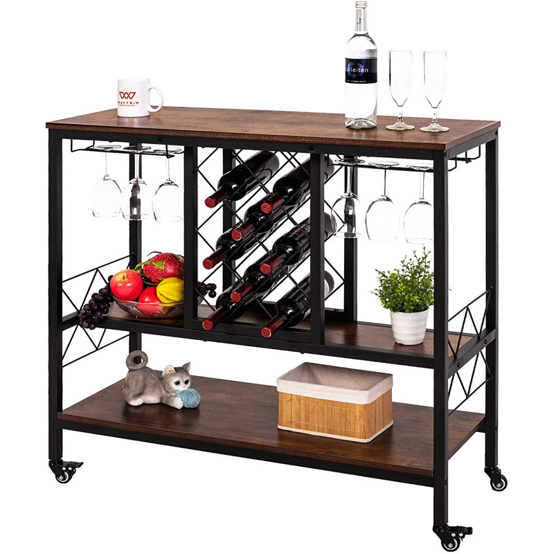 Bar avec rangement pour le vin Keeana