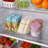 Clear PET Plastic Refrigerator Organizer Bin, Stackable Storage Container for Fridge, Pantry, Kitchen