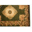 Ikat Hand-Knotted Wool Green/Gold Area Rug