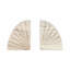 Ensemble de 2 serre-livres Onyx Marble