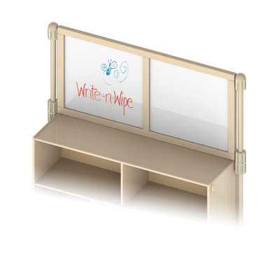 KYDZ Suite® 2 Compartment Wood Shelving Unit