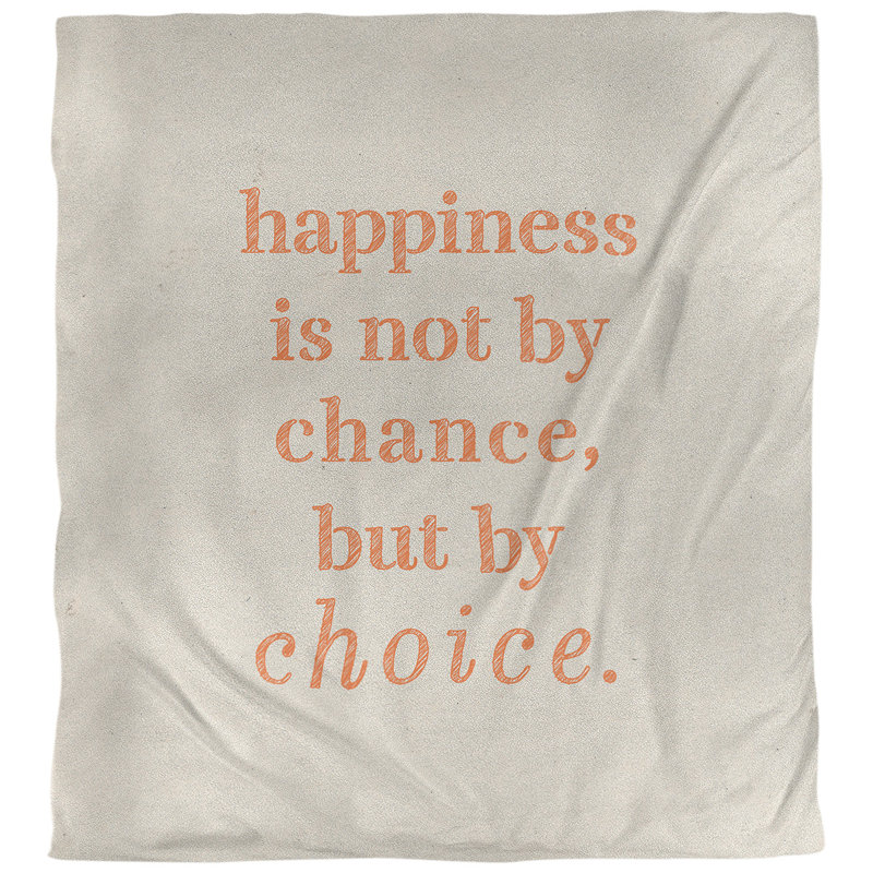 Housse de couette réversible simple et réversible quotes, Housse de couette pour très grand lit, Blanc / Orange