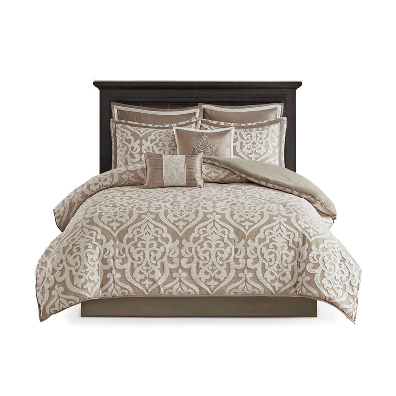 Literie en jacquard de polyester luxueux et confortable pour toutes les saisons