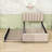 Wood Upholstered Platform Bed with Trundle and Headboard-45343381-45343383