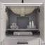Meuble-lavabo simple en bois massif l 48 po x P 22 po Houston II avec rangement discret et plateau en pierre reconstituée Houston II-246166791-246166809