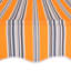 Dakota Fields 1cm W x 1.2cm D Fabric Yellow/Blue Cover Retractable Patio Awning