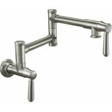 Davoli Pot Filler - Dual Handle Wall Mount - Traditional