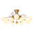 39'' Modern LED Ceiling Light with Integrated Fan and Remote-1793925012