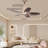 5 - Blade 42Inch Propeller Ceiling Fan with Remote Control and Light Kit Included-829576655