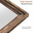 Full Length Mirror with Solid Wood Frame –  Floor Mirror Rectangular 63"x21"