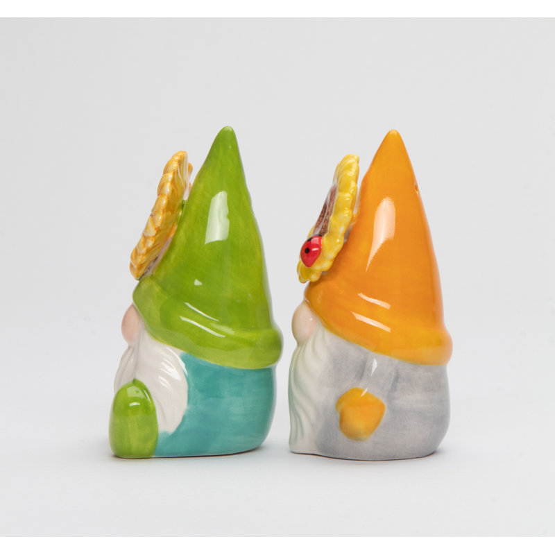 Ensemble salière et poivrière tournesol gnome
