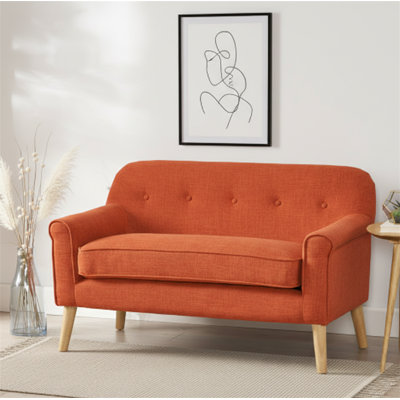 Soft Loveseat, Chic Living Room Furniture For Home, Apartment And Office, Upholstered 2 Seater Couch by George Oliver