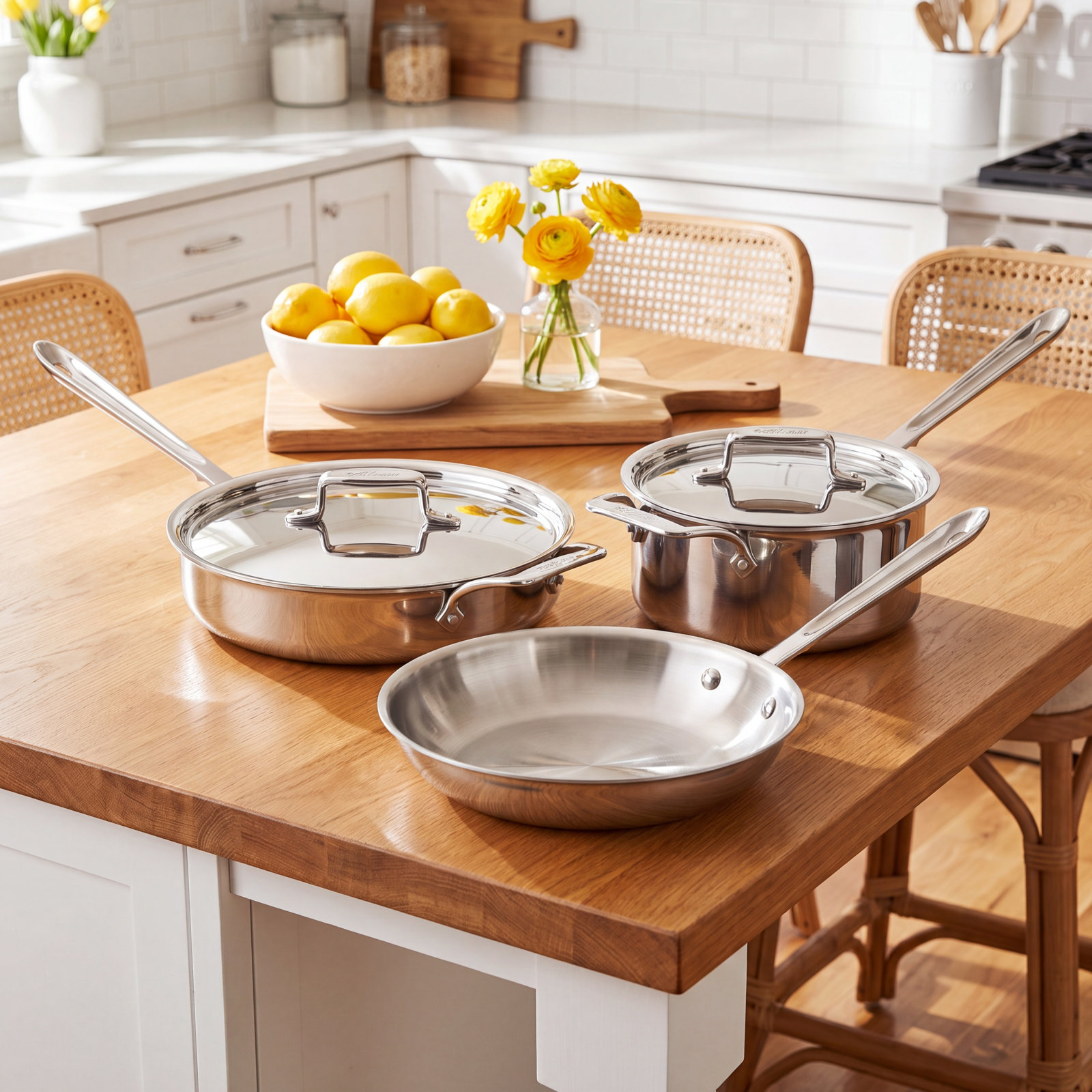All-Clad D3™ Stainless 5-Piece Cookware Set