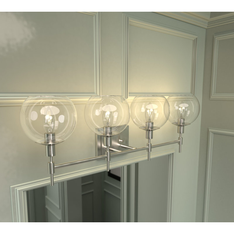 Lomawai 4 - Light Dimmable Vanity Light, Sliver