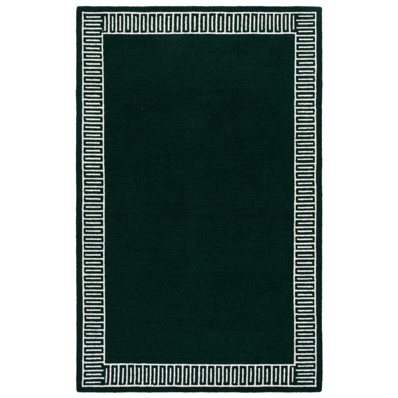 Metro 465 Hand Tufted 80% Wool; 20% Cotton Geometric Rug, Rectangle 8' x 10'